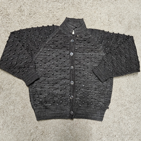NWOT Misha And Puff Bark Popcorn Polo Cardigan - Picture 2 of 5
